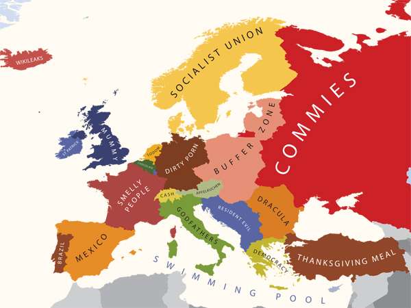 Europa según los americanos